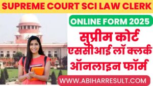 Supreme Court SCI Law Clerk Online Form